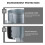 1pc Quick Chimney Charcoal Starter Fast Fire Chimney Starter BBQ Ignition 3