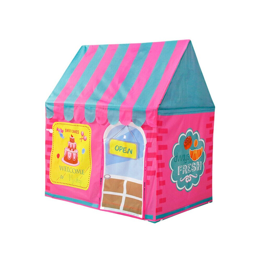 Kids Tent Dessert Shop DIY Tent Play Tents Indoor Baby House Kids Pretend Playhouse Children Portable Tents-image-OPC-PBNX52V-NEW