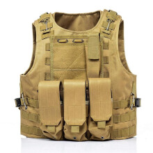 YAKEDA Black Combat Quick Release Airsoft Molle Army Police Military Supplies Tactical Bullet Proof Vest