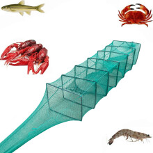 Portable Fishing Net Foldable Lobster Mesh Cage Crab Fish Crayfish Catcher Trap Casting Network Fishing Shrimp Trap Cage Tools