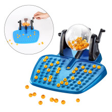 Classic Bingo Lotto Game Set Rotary Cage Family Fun Board Game Toy Gifts
