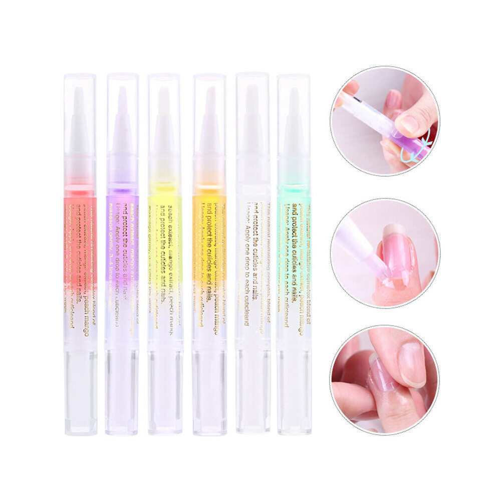 Wejoy Orange/Peach/Lavender Nail Nutrition Oil Pen Nail Treatment Cuticle Revitalizer Oil Prevent Agnail Nail Polish Nourish Skin