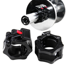 1 Pair 25mm 50mm Spinlock Collars Barbell Collar Lock Dumbell Clips Clamp Weight lifting Bar Gym Dumbbell Fitness Body Building