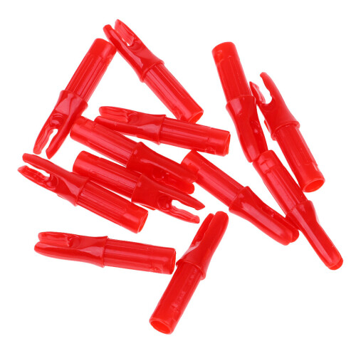 12Pcs 6.2mm Archery Compound Bow Arrow Nocks Hunting Shooting Accessories 1