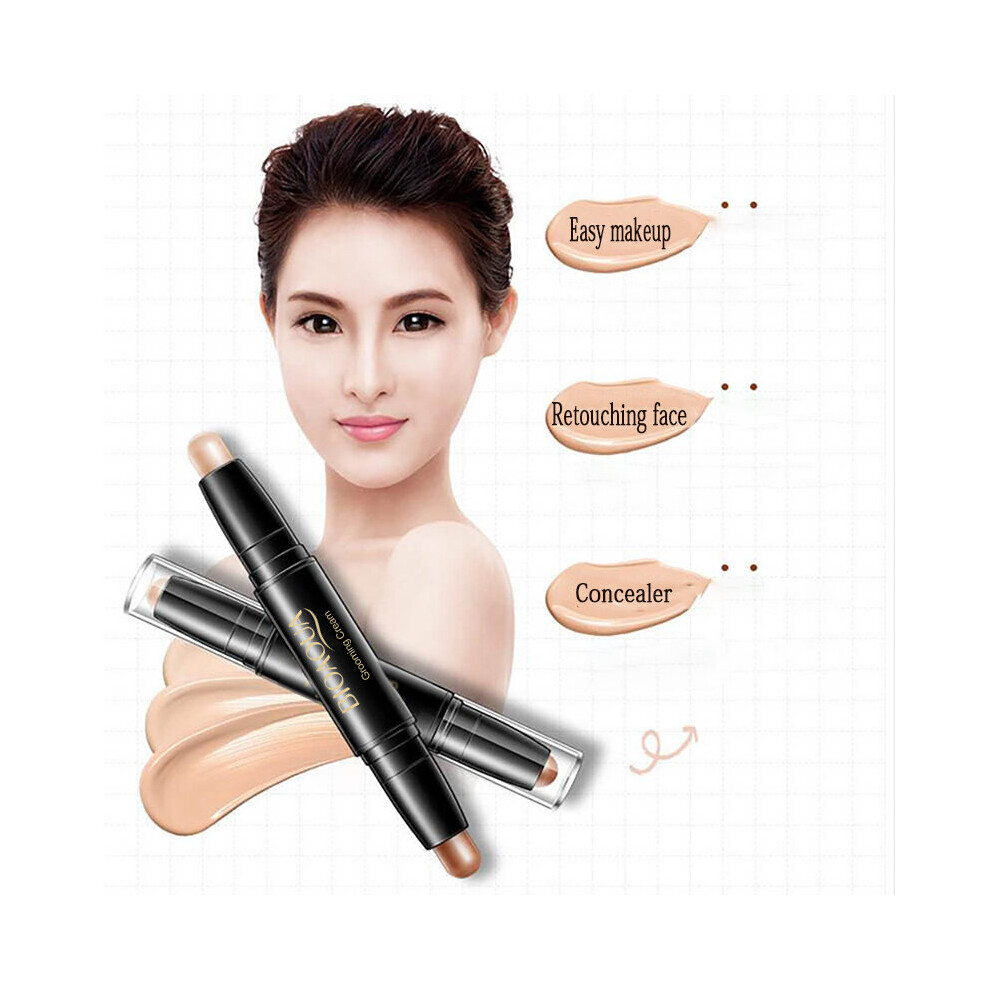 Women Highlighter Face Concealer Contouring Bronzers Highlighters Pen Cosmetic 3d Makeup 7704