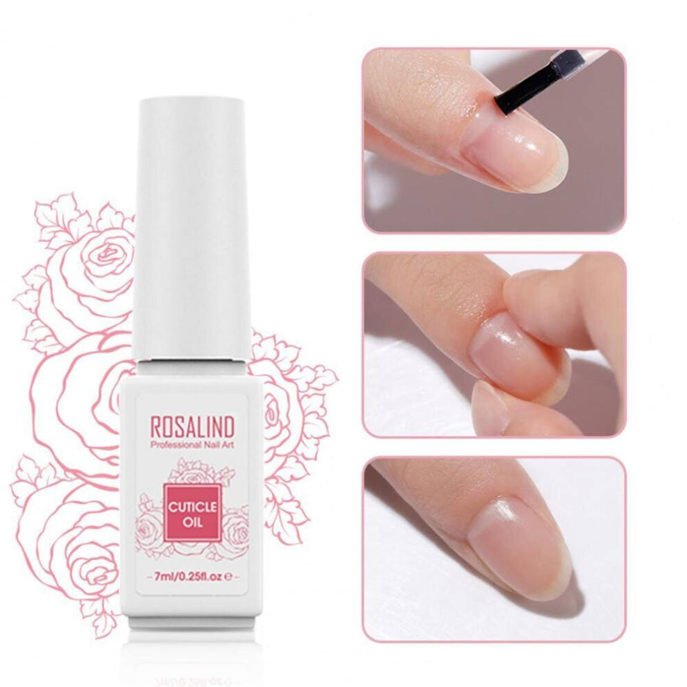 Wejoy 7Ml Nourishment Oil Cuticle Nutrition Oil Moisturizing Rose Flavor Manicure Nail Art Nutrition Treatment Care Tool Accessories