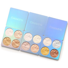 1Pcs Highlighter Bronzer 3 Colors Magic Face Powder Makeup Contour Palette Powder Glow Makeup Repair Haileyter Face Pallet TSLM1