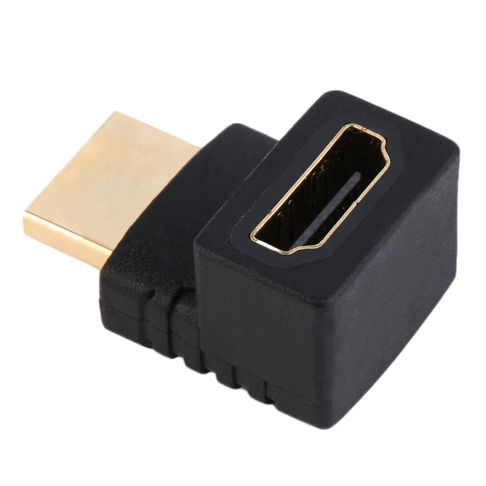 270 Degree Right Angled Hdmi A Male To Female Cable Coupler Adaptor For Hdtv 5063131637564