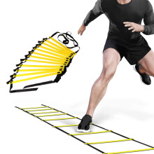 Speed Agility Training Ladders Adjustable Jumping Step Rope Outdoor Exercise Training Football Sports Drills Equipment