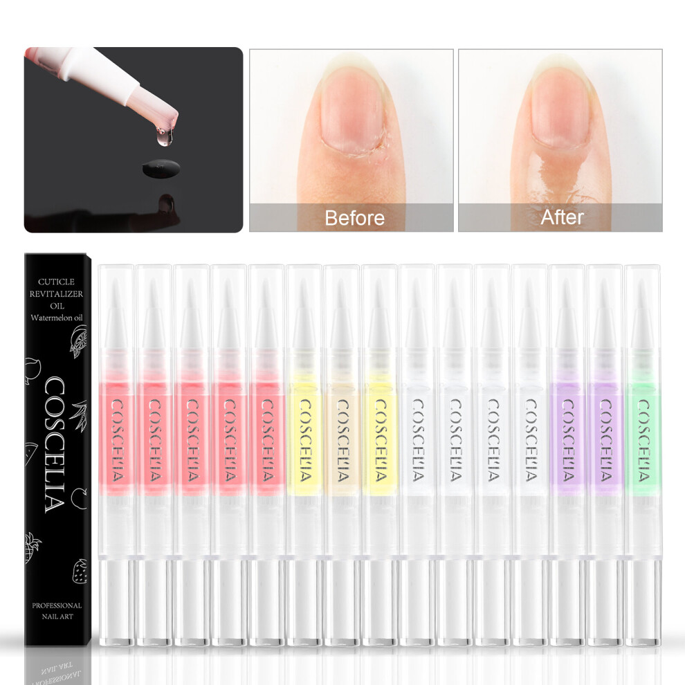 Wejoy Coscelia Nail Nutrition Treatment Soften Oil Pen Nail Treatment Cuticle Revitalizer Oil Nail Art Tools Polish Gel Nail Care Oil