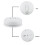 PA-422R Portable Wireless Smoke Detector Office Security Fire Alarm Sensor 6