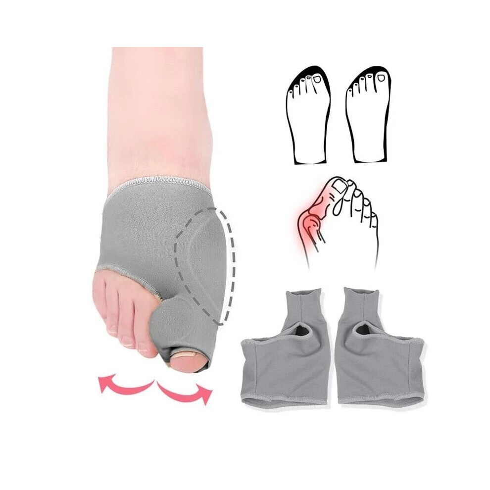 Wejoy 2Pcs Big Toe Separator Bunion Corrector Hallux Valgus Bone Thumb Finger Correction Straightener Orthopedic Foot Care Tools