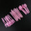 36/Set Pink Disposable Plastic Strong Spoons Knives Fork Cutlery Set 4