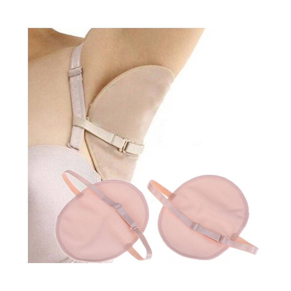 Wejoy 2Pcs Underarm Sweat Pad Water-Absorbing Quick-Drying Sweat Pads Reusable Washable Underarm Armpit Sweat Pads Anti Perspiration