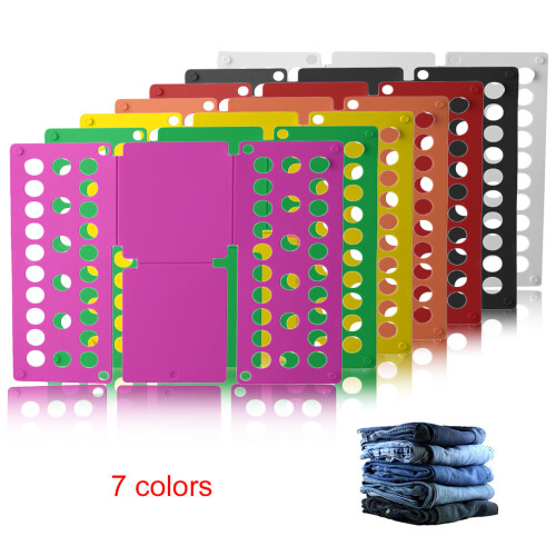 Home Convenient Clothes Folder Organizer Plastic Quick Shirt Folding Board 2