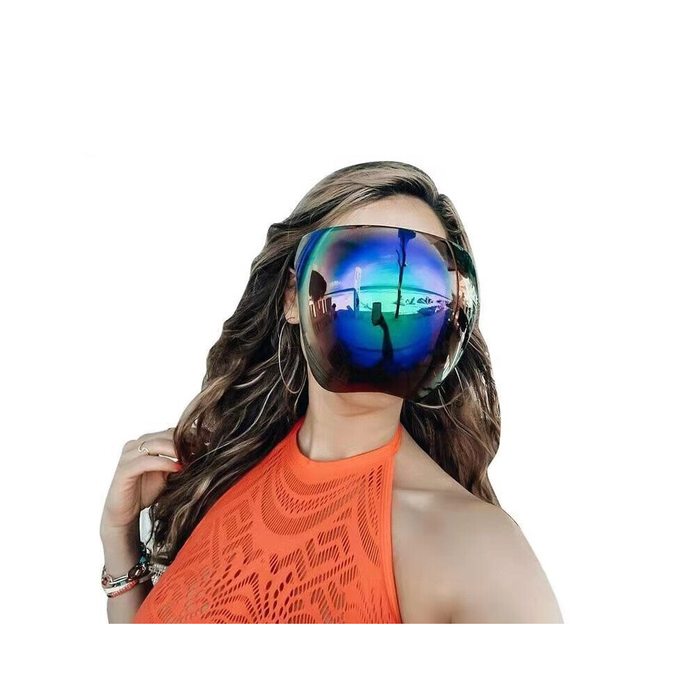 Faceshield Protective Sun Glasses Women Bicycle Cycling Eyewear Safety Goggles Anti-Spray Mask Bike Riding Protection Sunglasses 5063131581034