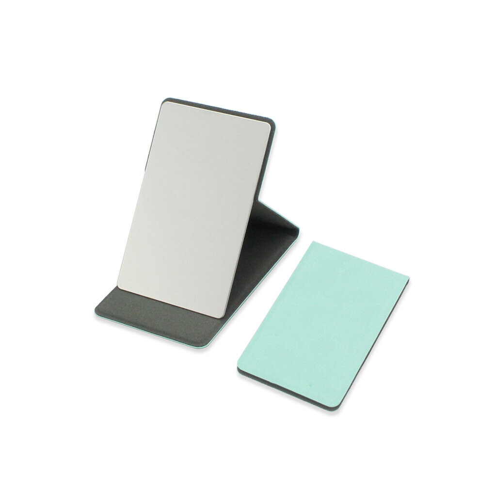 Wejoy Pocket Rectangle Makeup Folding Mirrors Ultra-Thin Folding Make Up Mirror Personalised Portable Compact Cosmetic Mirror