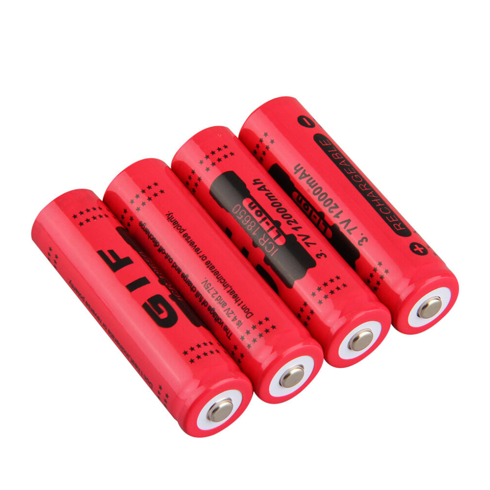 18650 3.7V 12000Mah Rechargeable Li-Ion Battery For Led Torch Flashlight 5063131637632