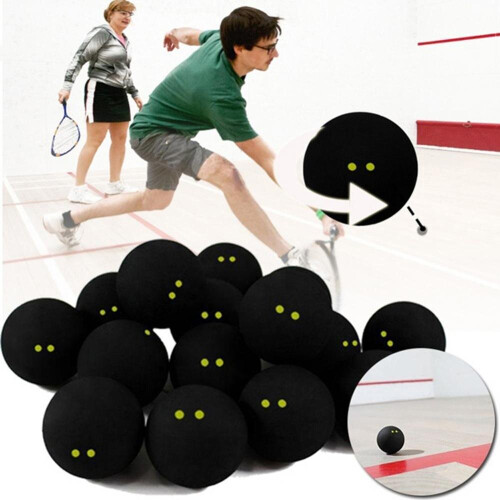 Professional Player Competition Squash Ball Two Yellow Dots Low Speed Accessory 2