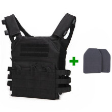 Outdoor 600D Molle JPC Hunting Tactical Vest Military Plate Carrier Magazine Airsoft Paintball CS Protective Vest +2pcs EVA Foam