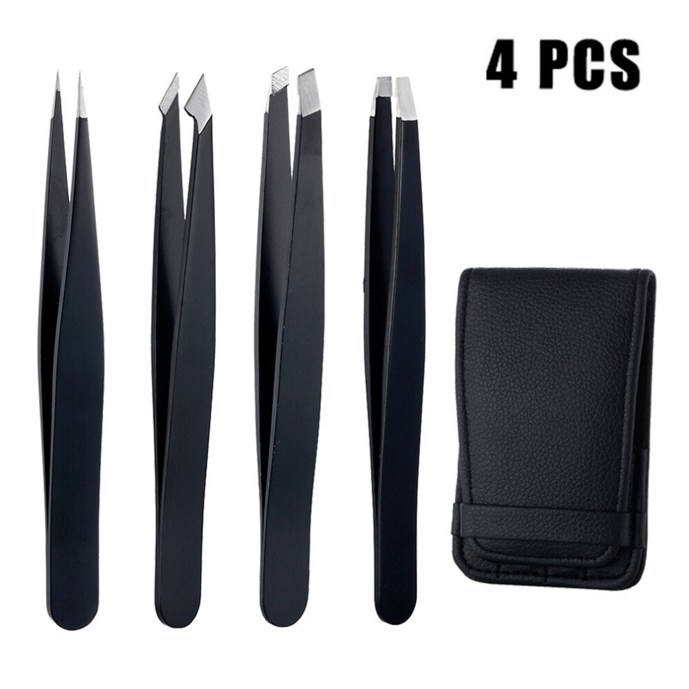 Wejoy Anti-Static Stainless Steel Tweezers Maintenance Tools Industrial Precision Straight Tweezers Repair Tool For Eyebrow Diy