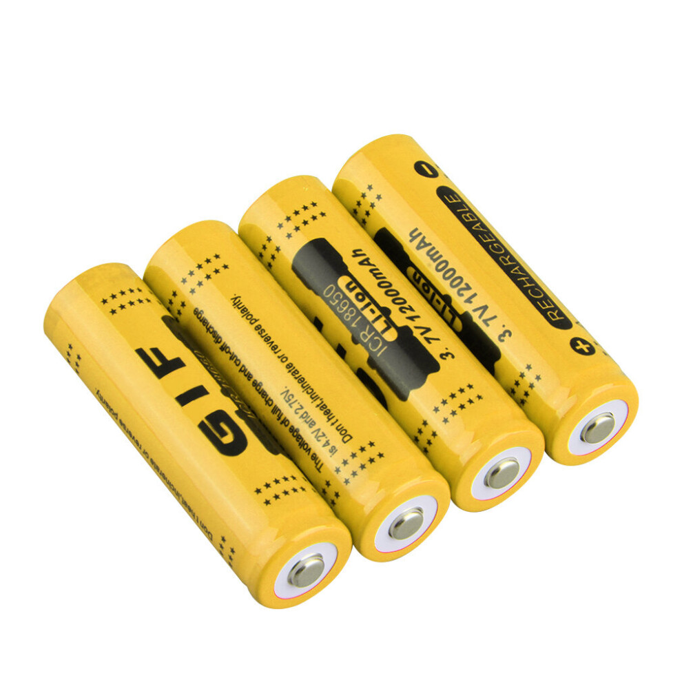 18650 3.7V 12000Mah Rechargeable Li-Ion Battery For Led Torch Flashlight 5063131637649