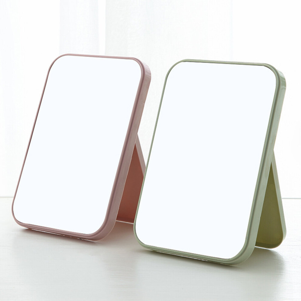 Wejoy Single Sided Makeup Mirror Rectangular Vanity Mirror With Folding Bracket Table Desk Mirror With Stand For Girls Women Pr Sale