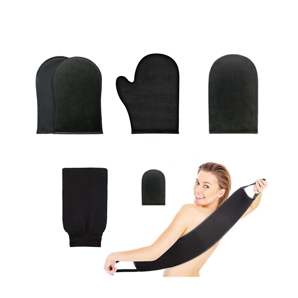 Wejoy Self Tanning Mitt Glove Reusable Body Face Bath Cleaning Tools Back Tan Applicator Exfoliating Tan Removal Mitt