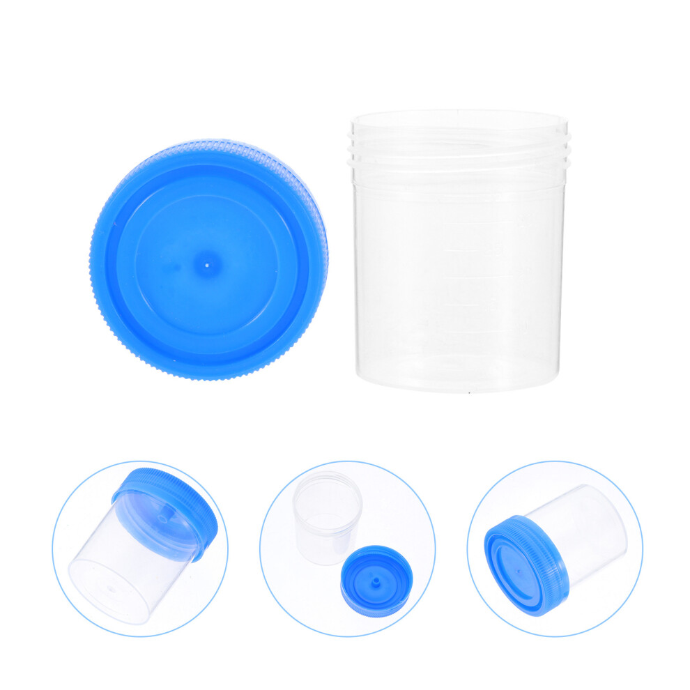 30pcs Sputum Collection Cup Sputum Specimen Cup Disposable Sample Cup for Clinic Home School