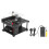 Table Saw Multi-Functional Mini Desktop Saw Cutter Electric Cutting Machine Adjustable-Speed 35MM Cutting Depth  power tools 1