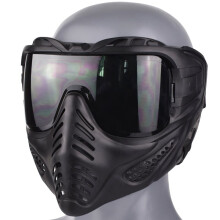 Tactical Mask Helmet Airsoft Skull Mask Anti-Fog PC Lens Military CS Games Hunting Shooting Paintball Face Protective Mask