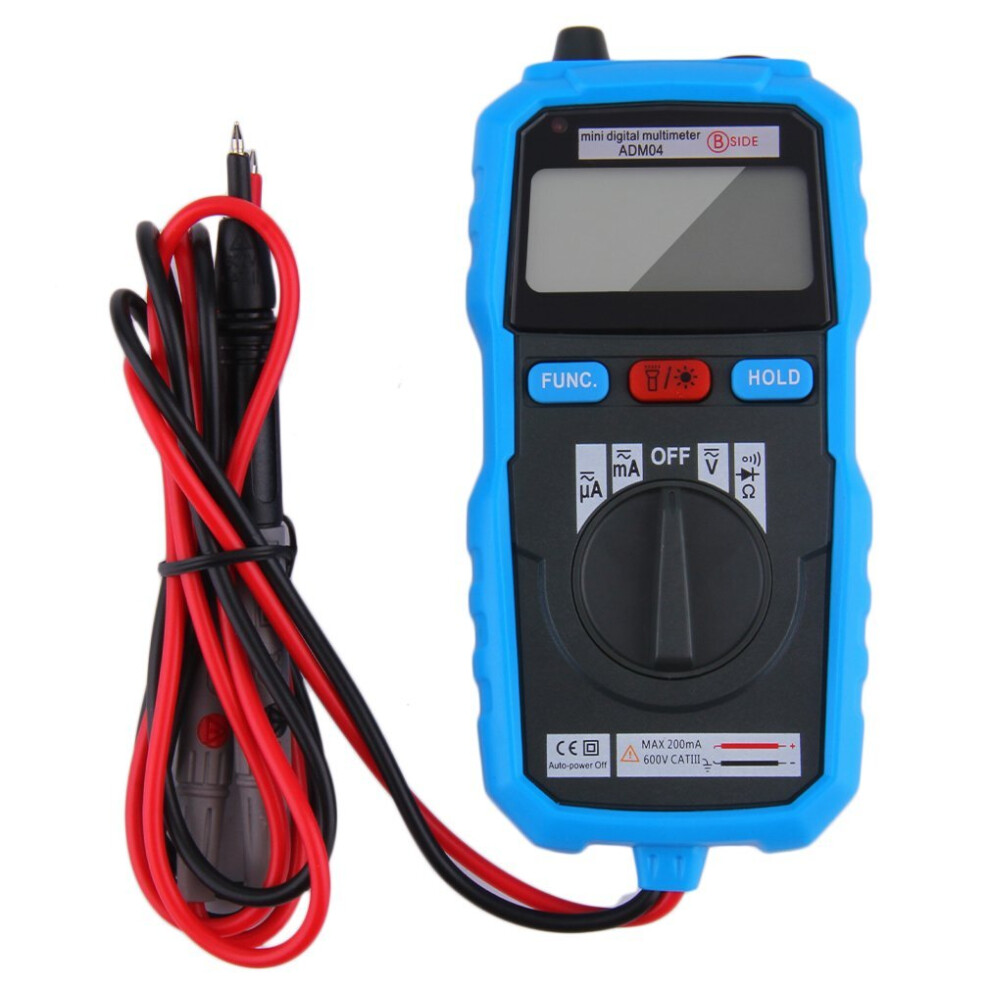 Bside Adm04 Handheld Mini Lcd Backlight Digital Multimeter With Test Lead 5063131594102