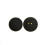 Black Rubber Double Yellow Dots Squash Ball 2