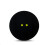 Black Rubber Double Yellow Dots Squash Ball 3