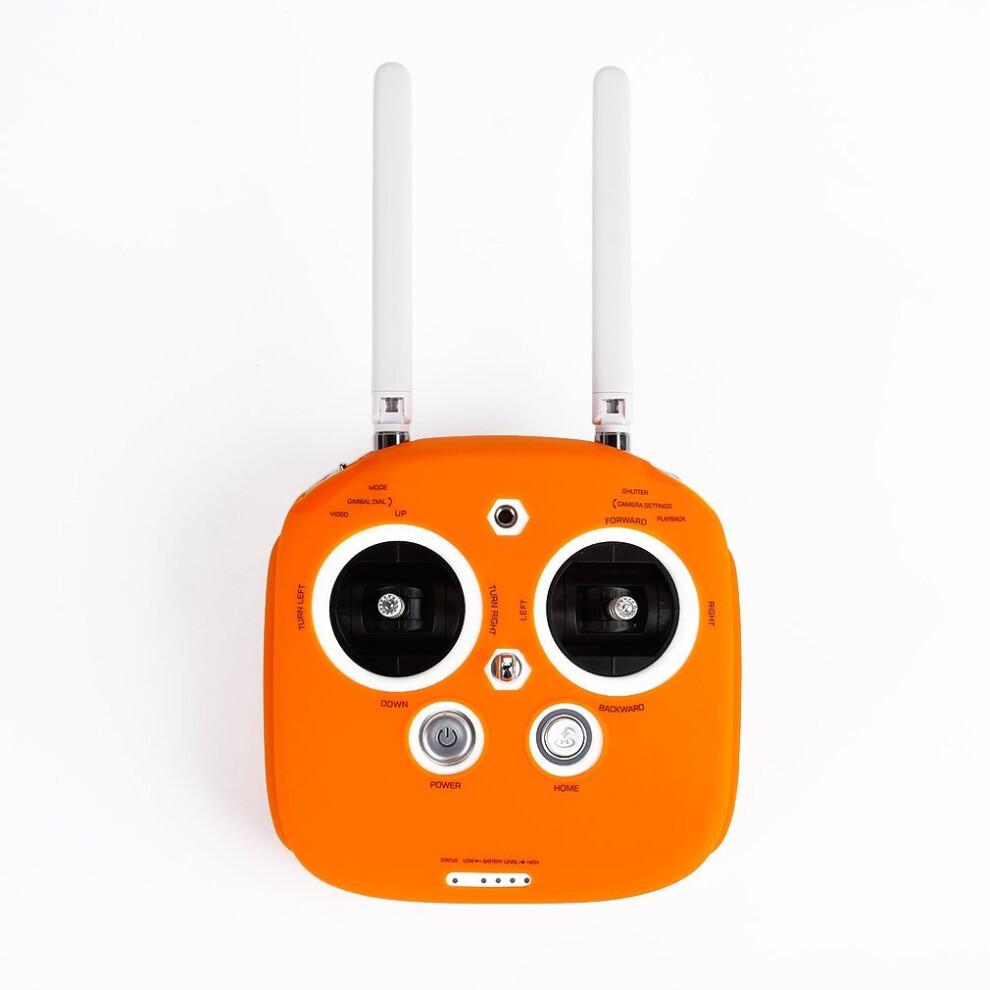 Orange Silicone With words Protective Cover Case Skin for DJI Phantom 3-image-OPC-PBNX725-NEW