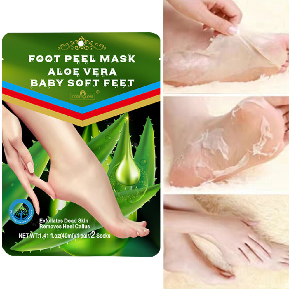 Wejoy 1 Pair/2Pcs Exfoliating Foot Peeling Mask Pedicure Socks Scrub For Repair Dead Skin Remove Peel Off Care Korean Cosmetic 40Ml