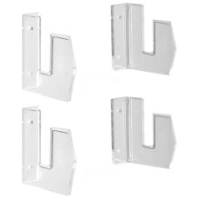 2Pair Skateboard Wall Mount Rack Display Stand Holder Acrylic Longboard Deck Skate Scooter Stand Skateboards Wall Holder