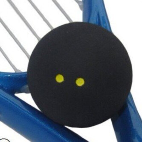 Suzakoo 1PCS Squash Racket Two-yellow-dots squash training exercise for beginners slow ball