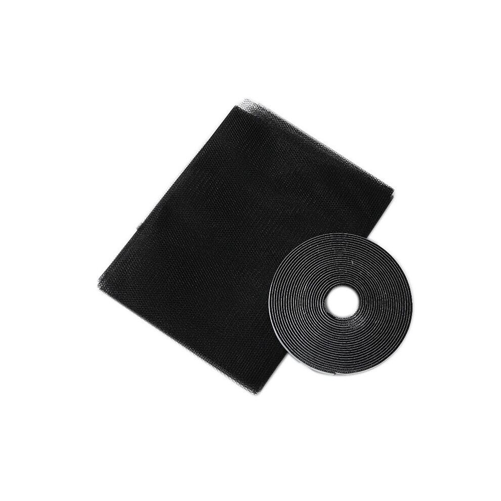 Bug Flying Door Self Room Window Protector Black Screen Curtains 130X150cm Nets Netting Anti Curtains Insect Indoor Mosquito New 5063131396744