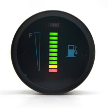 2" 52mm Universal Motor Motorcycle Fuel Meter Digital 12V System Ratio Gauge LED Light Display Car Level Gauge