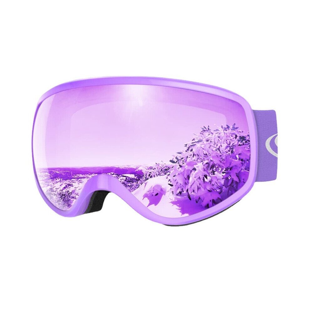 Findway Kids Ski Goggles 100% UV Protection Anti-fog for Ski Snowboard Other Winter Sports Kids Snowboard Goggles for 3-8 Years