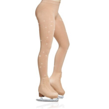 DANCEYOU Figure Skating Pantyhose Boot Cover Skating Tights Adult Thick Ice Skating Long Pants Socks Gymnastics For Women Girls