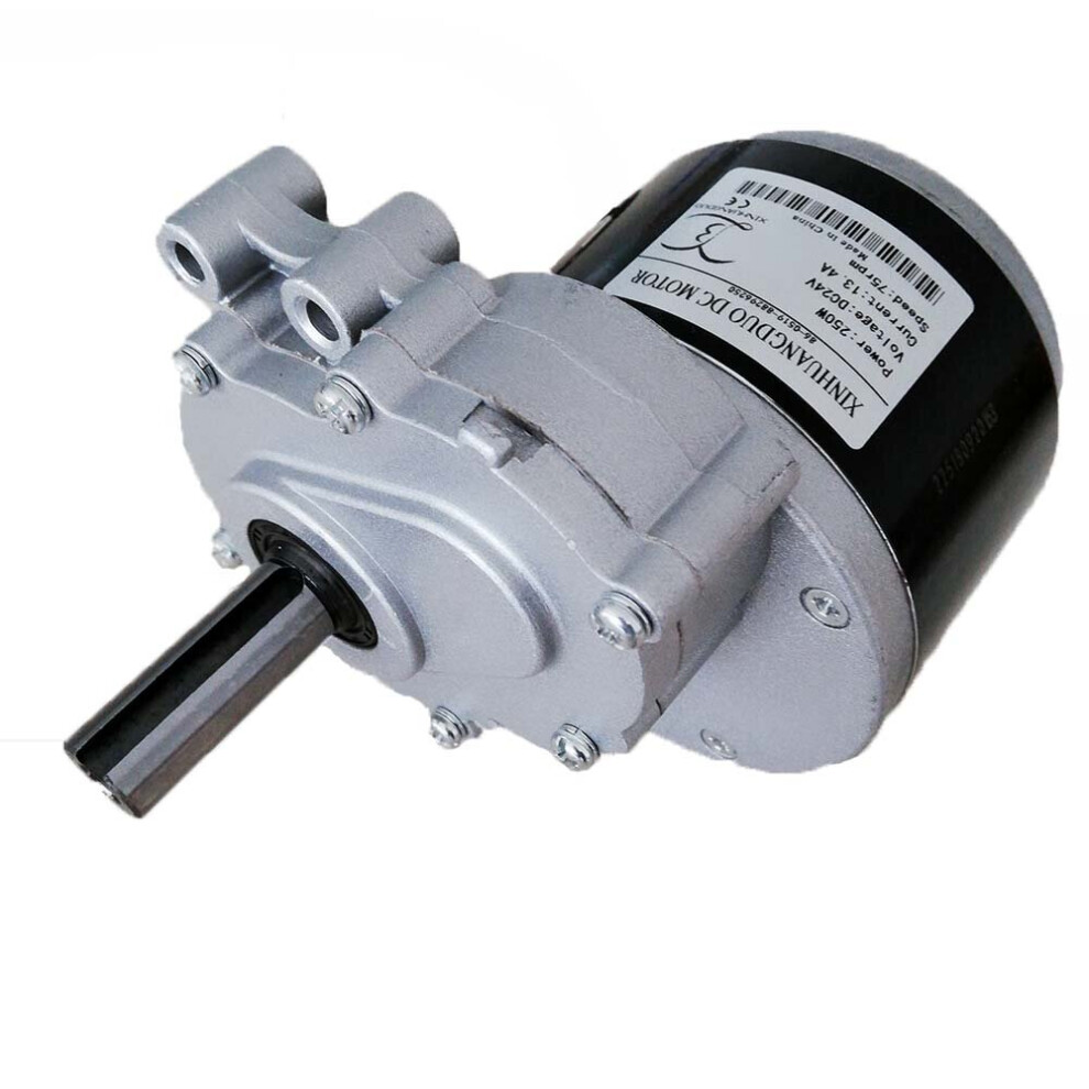250W 24V 75Rpm Or 120Rpm Low Speed Brush Motor, 44Mm Longer Shaft, Shaft Diameter 17Mm Wheel Chair Used Dc Gear Brushed Motor, 5063131500905