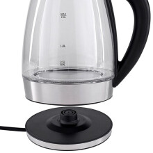 2L Electric Glass Kettle 2000W Fast Boiling Tea Coffee Pot with Blue LED Light Hot Water Heater EU Plug Drop Shipping