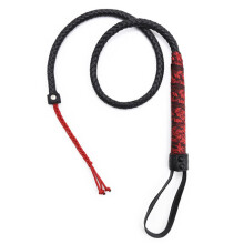 Hand Made Leather Bull Whip 3.5 Foot 8 Plait Leather Whip