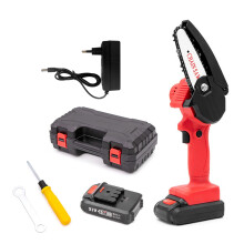 Rechargeable Electric Pruning Saw Handheld Portable Cordless Mini Chainsaw Small Wood Splitting Chainsaw Power Tools Chain Saw