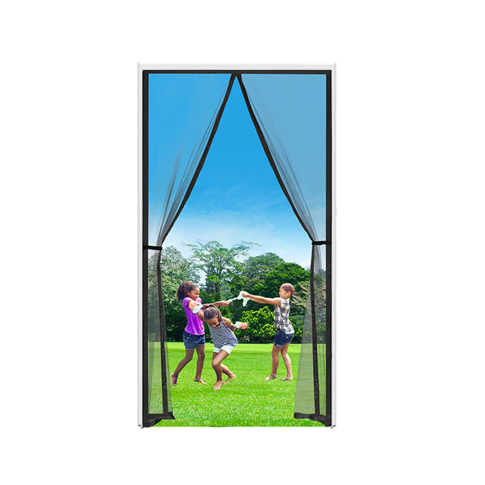 Magnetic Door Screen Custom Size Mosquito Net Curtain Fly Insect Automatic Closing Invisible Mesh For Kitchen Indoor Living Room 5063131396751