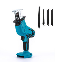Cordless Reciprocating Saw with 4 Saw Blade Portable Electric Saber Saw Metal Wood Cutting Machine Tool for Makita 18V Battery