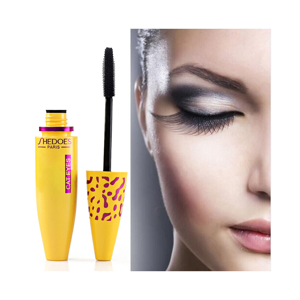 Wejoy Mascara 4D Silk Fiber Eyelash Mascara Thick Curling Lasting Extension Waterproof Black Professional Eye Mascara Cosmetic Make Up