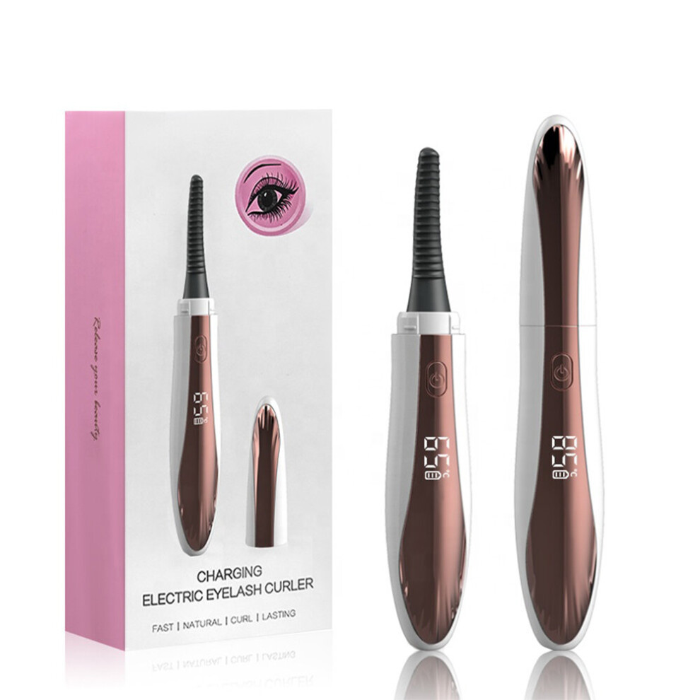 Wejoy Electric Heated Eyelash Curler Rechargeable Makeup Eyelash Curler Curling Eyelashes Tools 24 Hours Long Lasting Eyelashes Curl